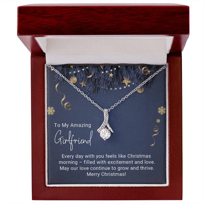To My Amazing Girlfriend - Excitement - Christmas Gift - Alluring Beauty Necklace