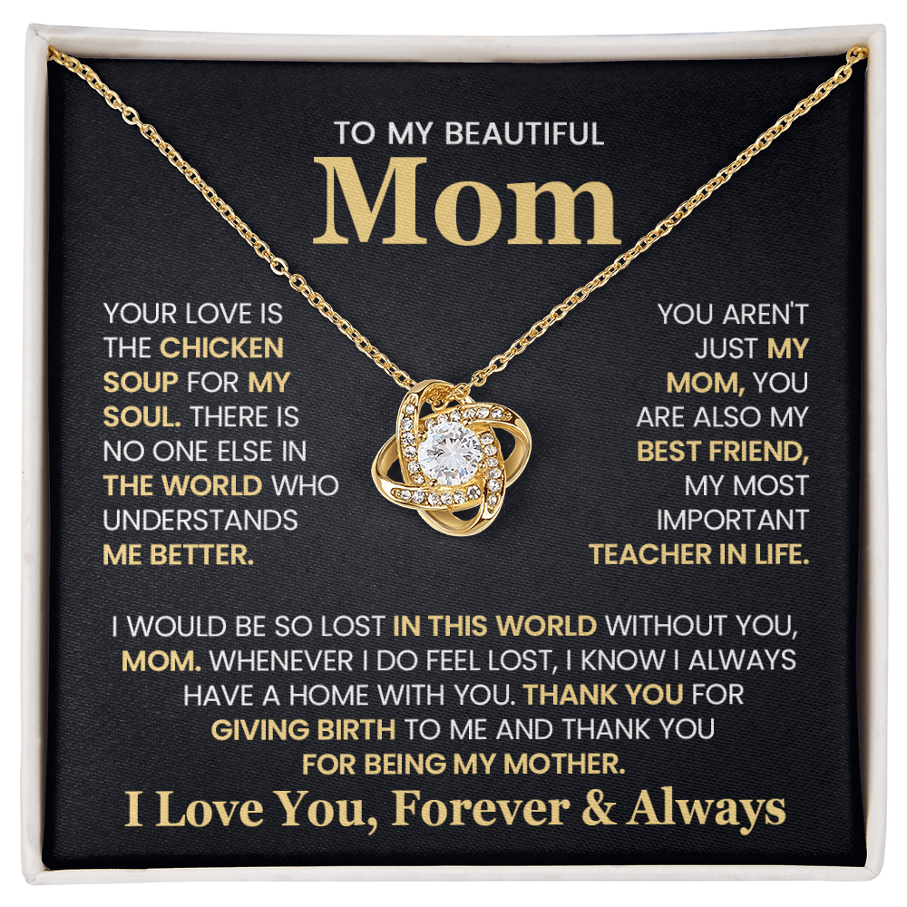 mothers day gift mom jewelry emotional message card
