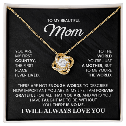 birthday gift for mom emotional necklace