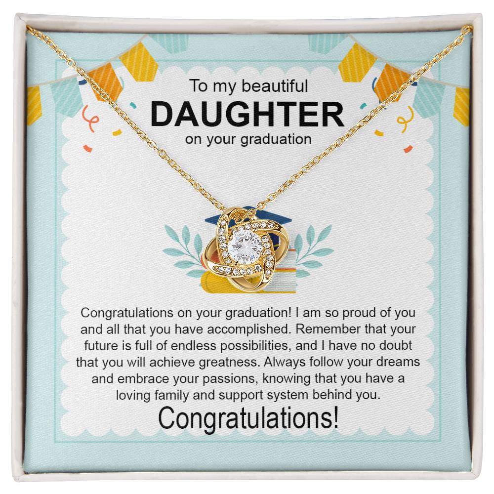 Daughter Graduation Necklace from Parents

