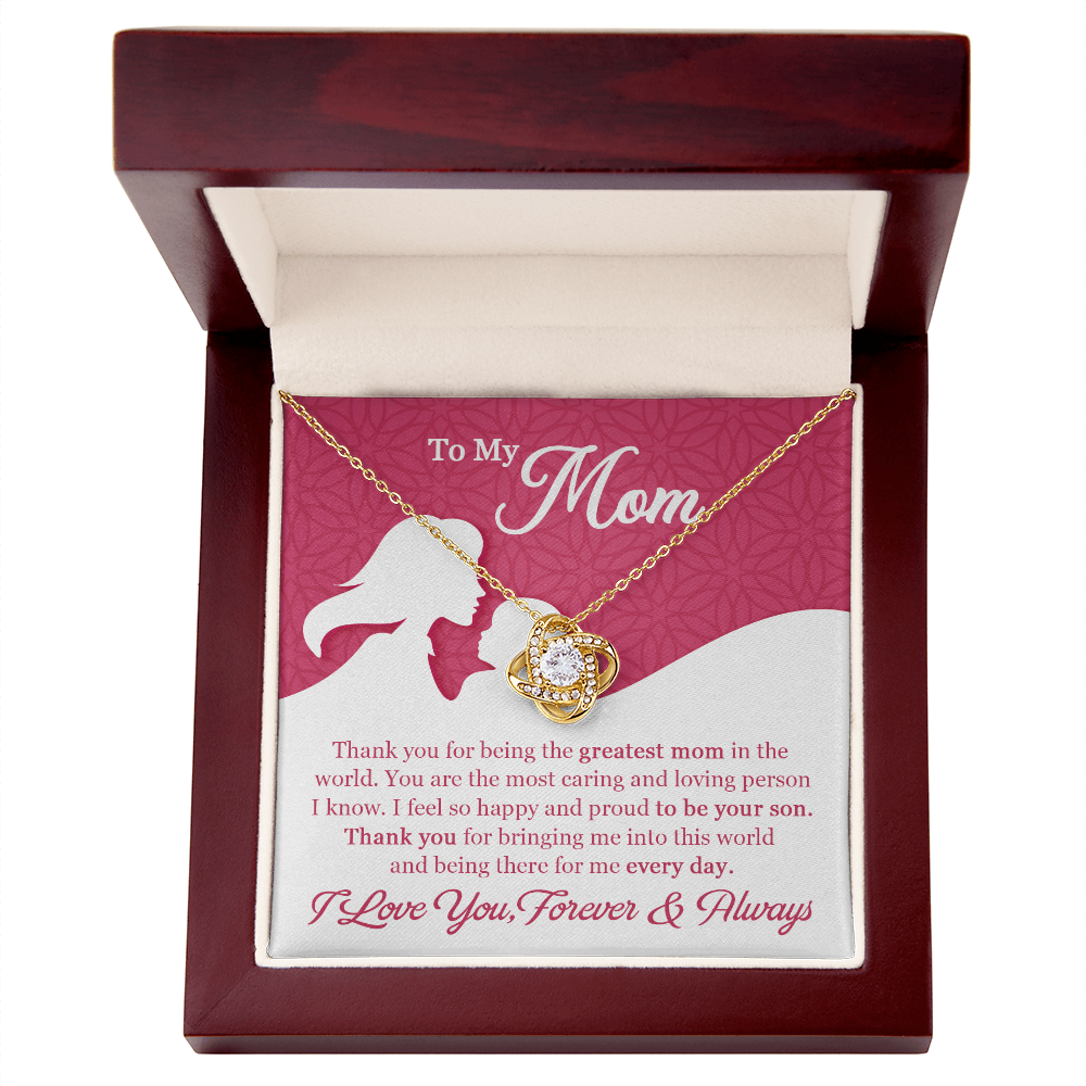 emotional mom gift jewelry from son