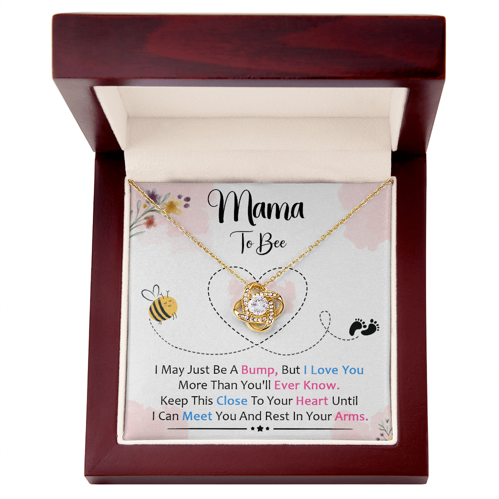 pregnancy necklace gift from baby message