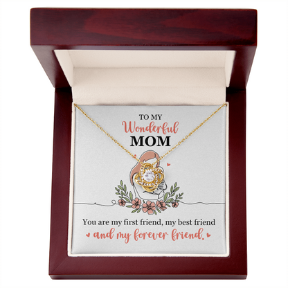 mothers day gift heart pendant mom