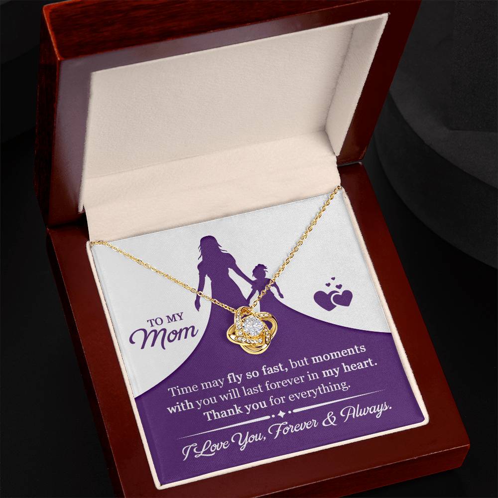 Love Knot Necklace for Mom from Daughter or Son