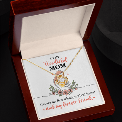 heartfelt mom jewelry gift necklace