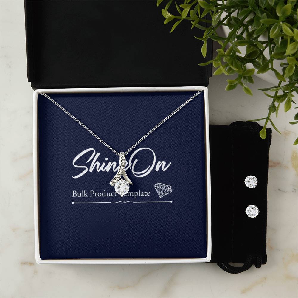 Alluring Beauty, Necklace and Earring Set, - YERTIZZ.COM