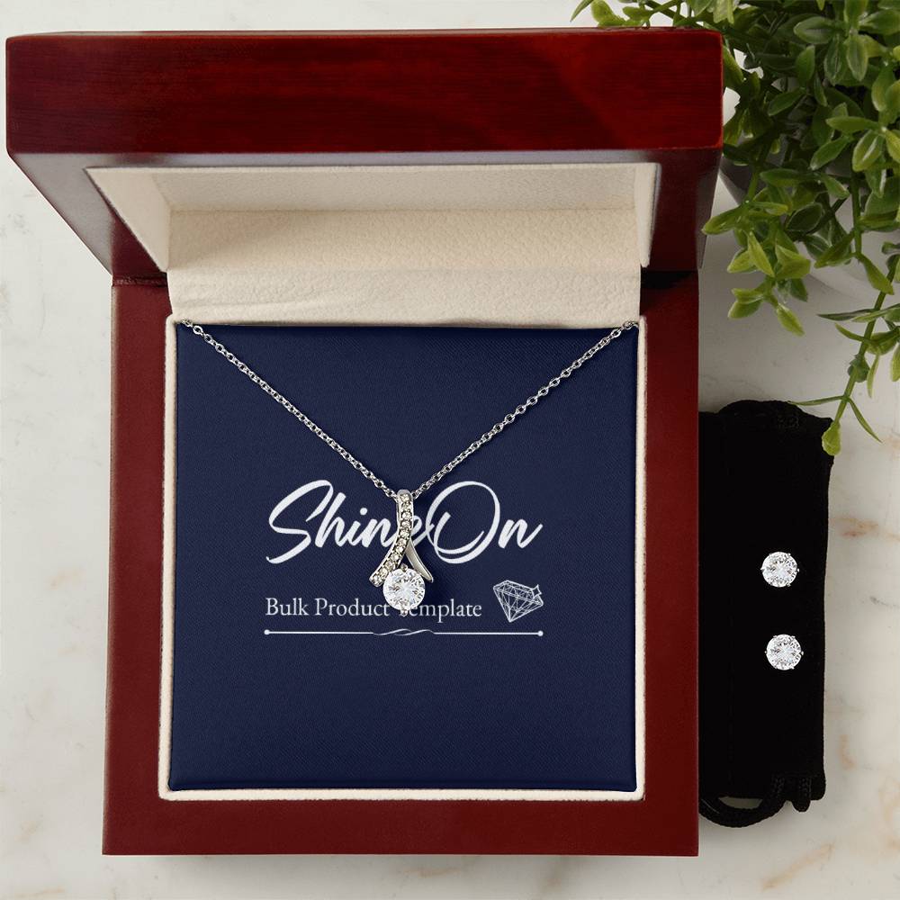 Alluring Beauty, Necklace and Earring Set, - YERTIZZ.COM