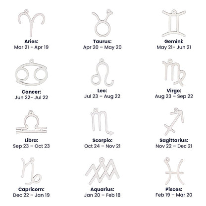 Virgo, Zodiac, Sign, Astrological Pendant, Necklace - YERTIZZ.COM
