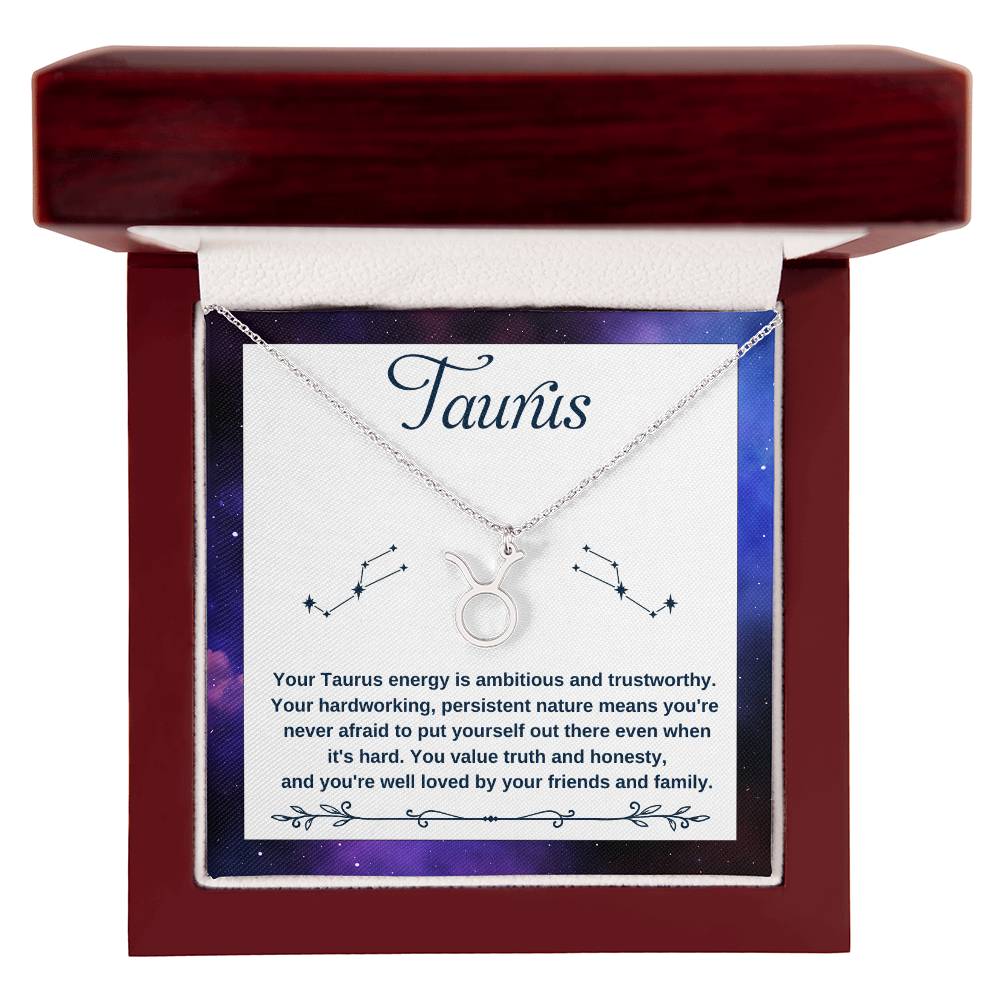 Taurus, Zodiac, Sign, Astrological Pendant, Necklace - YERTIZZ.COM