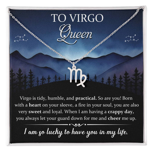 Virgo, Zodiac, Sign, Astrological Pendant, Necklace - YERTIZZ.COM