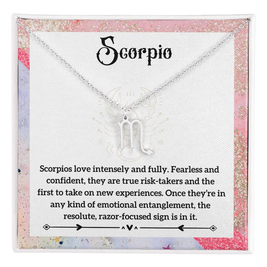 Scorpio, Zodiac, Sign, Astrological Pendant, Necklace - YERTIZZ.COM