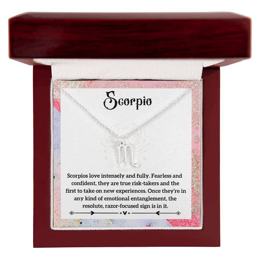 Scorpio, Zodiac, Sign, Astrological Pendant, Necklace - YERTIZZ.COM