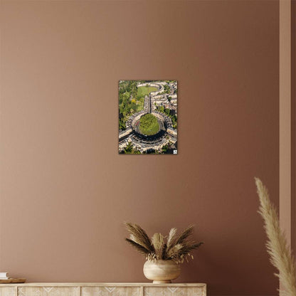 The Royal Crescent and Circus, Bath Somerset, England, Metal Wall Art - YERTIZZ.COM