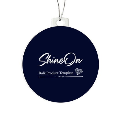 Template Acrylic Circle Ornament - YERTIZZ.COM