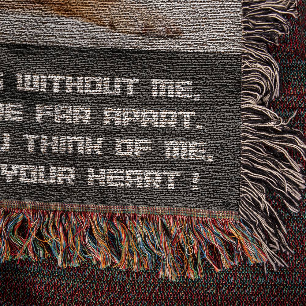 Heirloom Woven Blanket-Portrait, In Loving Memory, Labrador Retriever - YERTIZZ.COM