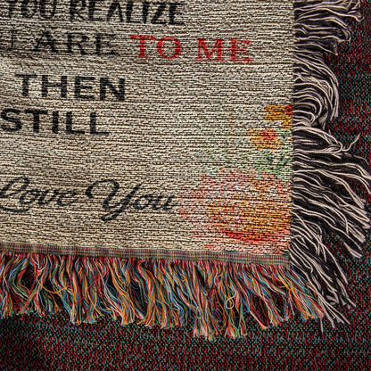 Heirloom Woven Blanket-Portrait, To My Wife, Love You - YERTIZZ.COM