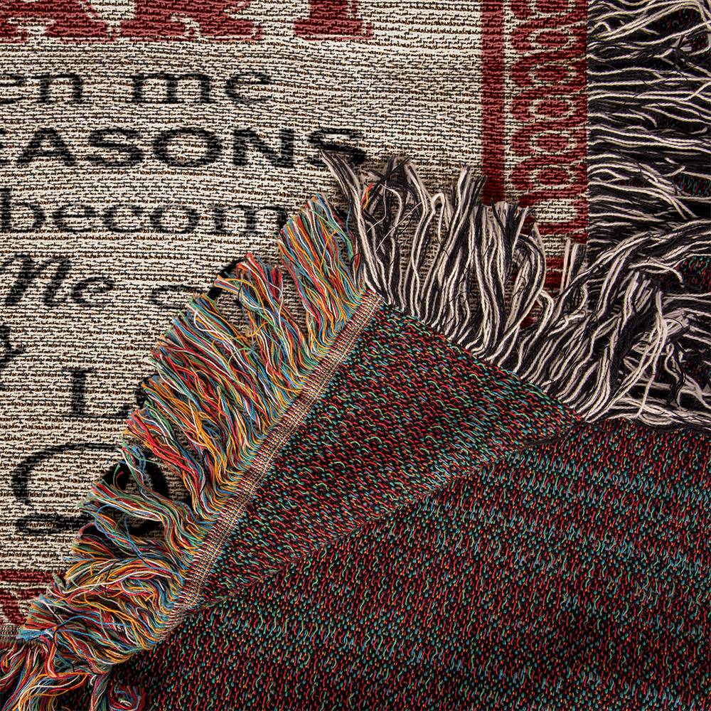 Heirloom Woven Blanket-Portrait, To My Daughter - YERTIZZ.COM