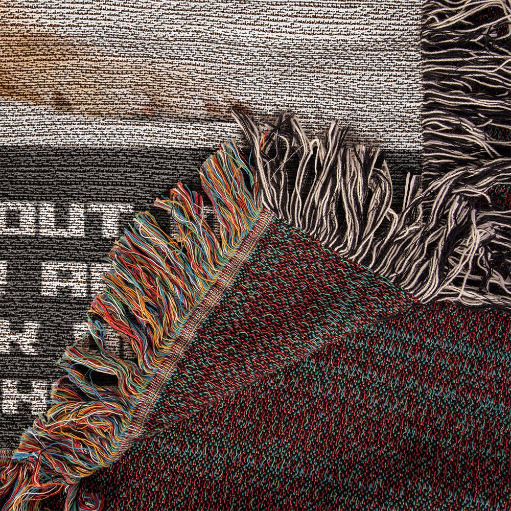 Heirloom Woven Blanket-Portrait, In Loving Memory, Labrador Retriever - YERTIZZ.COM