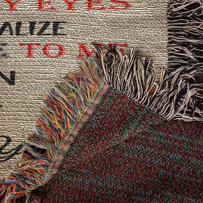 Heirloom Woven Blanket-Portrait, To My Wife, Love You - YERTIZZ.COM