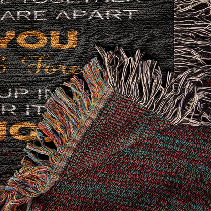 Heirloom Woven Blanket-Portrait, To My Wife - YERTIZZ.COM