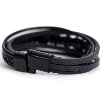 Men's Cross Bracelet, In The Heart Of Wales, Welsh Gifts - YERTIZZ.COM