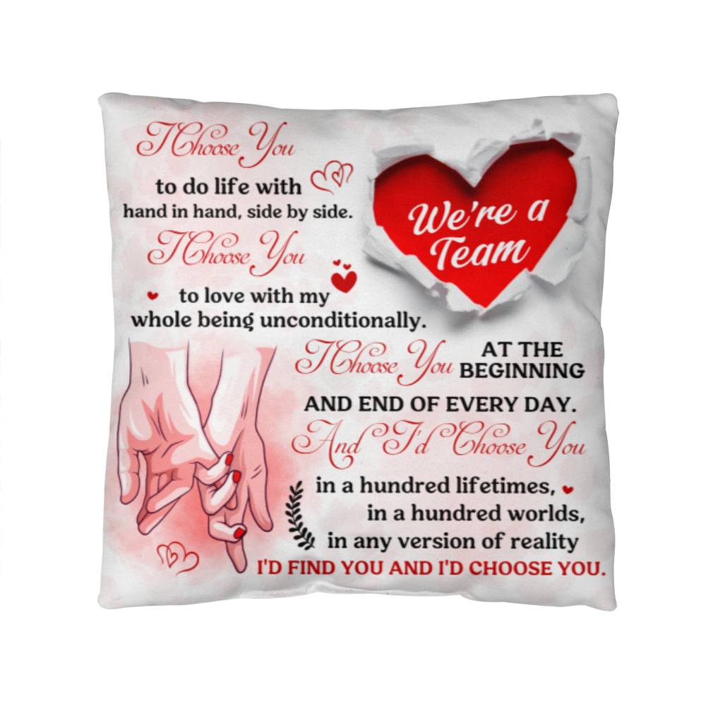 Classic Throw Pillow, To Wife, Soulmate, Girlfriend, Mother's Day - YERTIZZ.COM