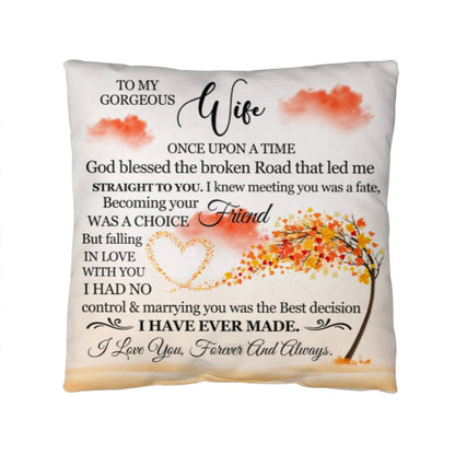 To My Gorgeous Wife, Classic Throw Pillow, Mother's Day - YERTIZZ.COM