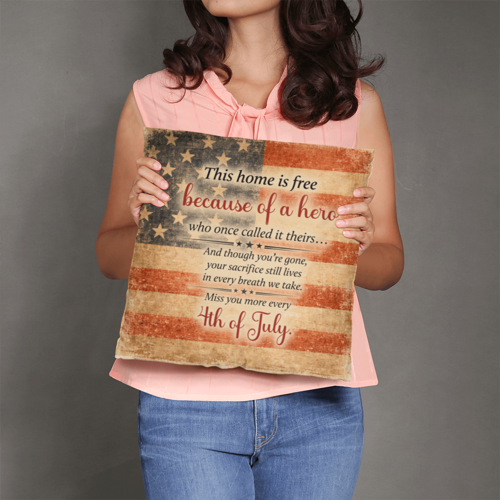 independence day decorative pillow