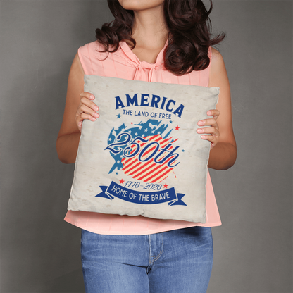 american flag style decorative pillow