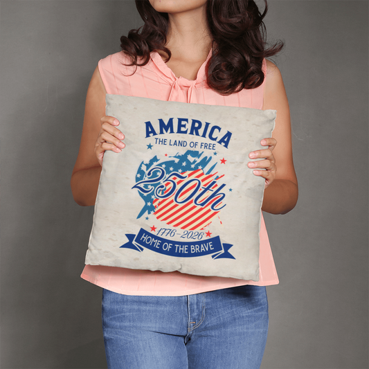 american flag style decorative pillow