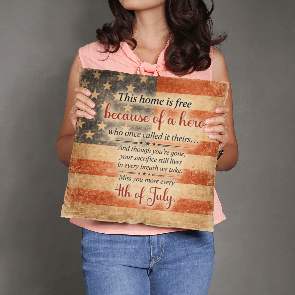 military family pillow tribute home decor