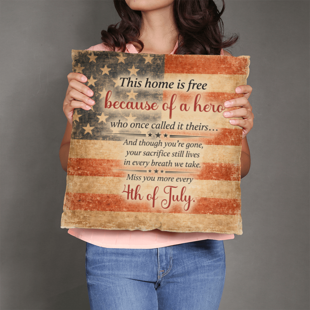 this home is free because of a hero pillow usa