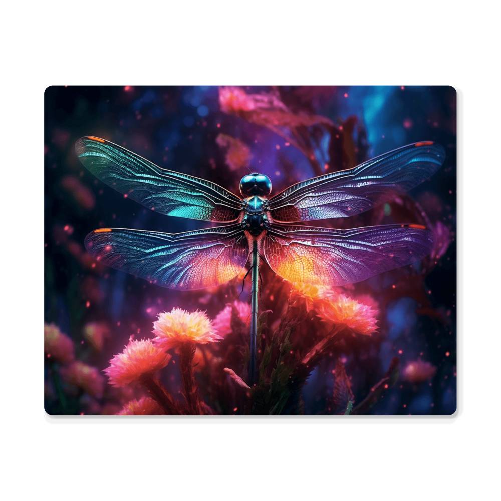 Dragon Fly, Hi Gloss Metal Wall Art Print - YERTIZZ.COM
