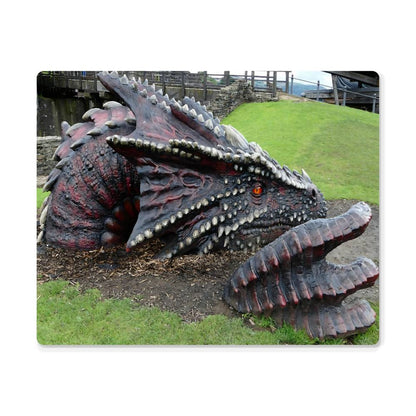 Welsh Dragon, Wood Carved , Metal Wall Art Print, Landscape - YERTIZZ.COM