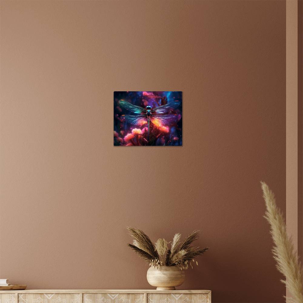 Dragon Fly, Hi Gloss Metal Wall Art Print - YERTIZZ.COM
