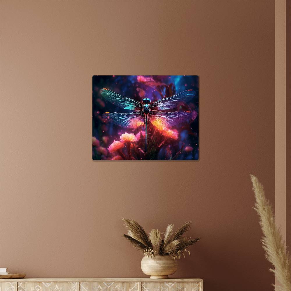 Dragon Fly, Hi Gloss Metal Wall Art Print - YERTIZZ.COM