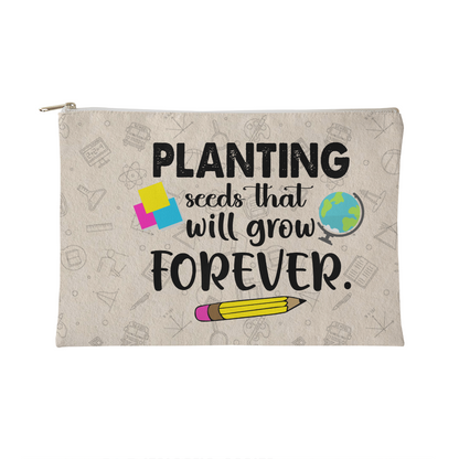 Lesson Plan Essentials – Cute Teacher Tote Pouch