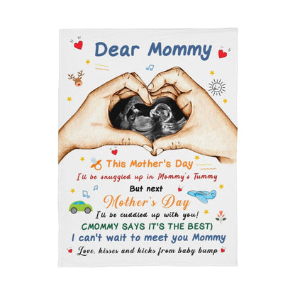 Personalized Baby Bump Blanket – Perfect Gift for Expecting Moms & New Moms