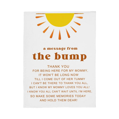 Baby Bump Blanket – The Perfect Pregnancy Gift for Expecting Moms, Ideal for Mother's Day