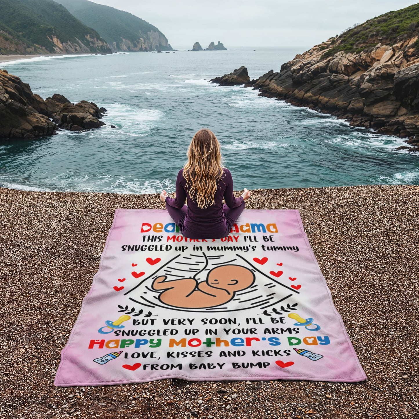 Dear Grandma Blanket – Sweet Mother's Day Gift from Baby Bump