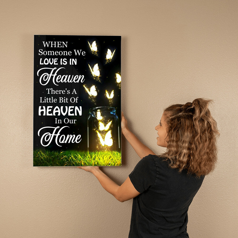 When Someone We Love Is In Heaven, Gallery Canvas Print - YERTIZZ.COM