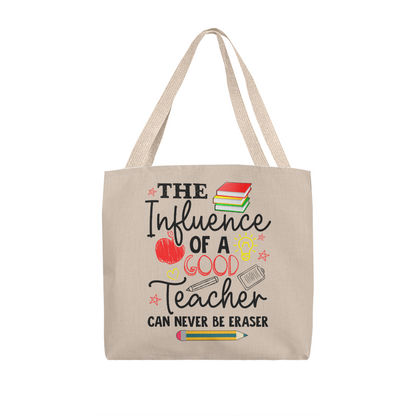 Teaching Is a Work of Heart – Inspirational School Tote