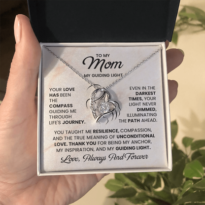 appreciation gift mom jewelry heart pendant