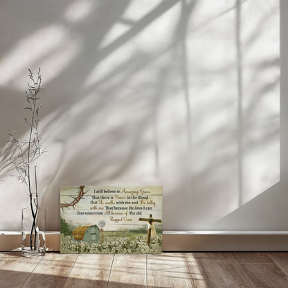 Inspirational faith based song quote wall decor