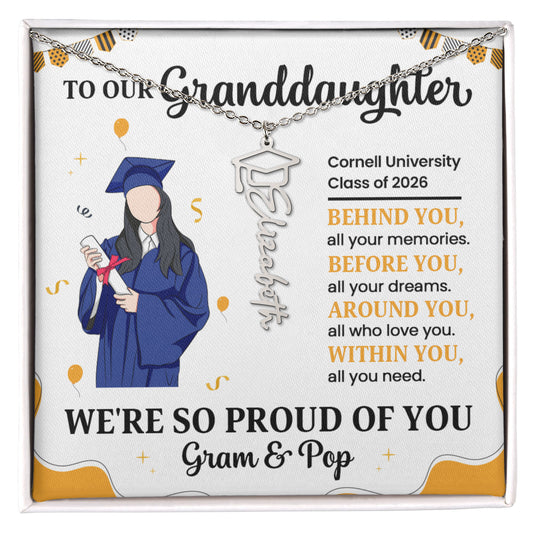 Inspirational Graduation Necklace