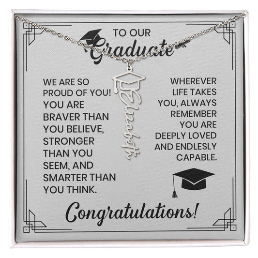 Inspirational Graduate Necklace