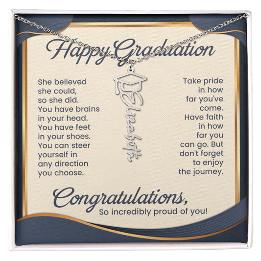 Class of 2026 Necklace Gift
