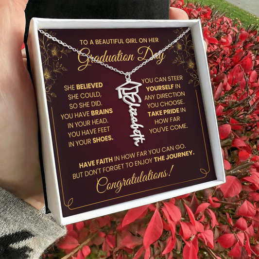 inspirational graduation necklace gift