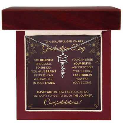 inspirational graduation necklace gift