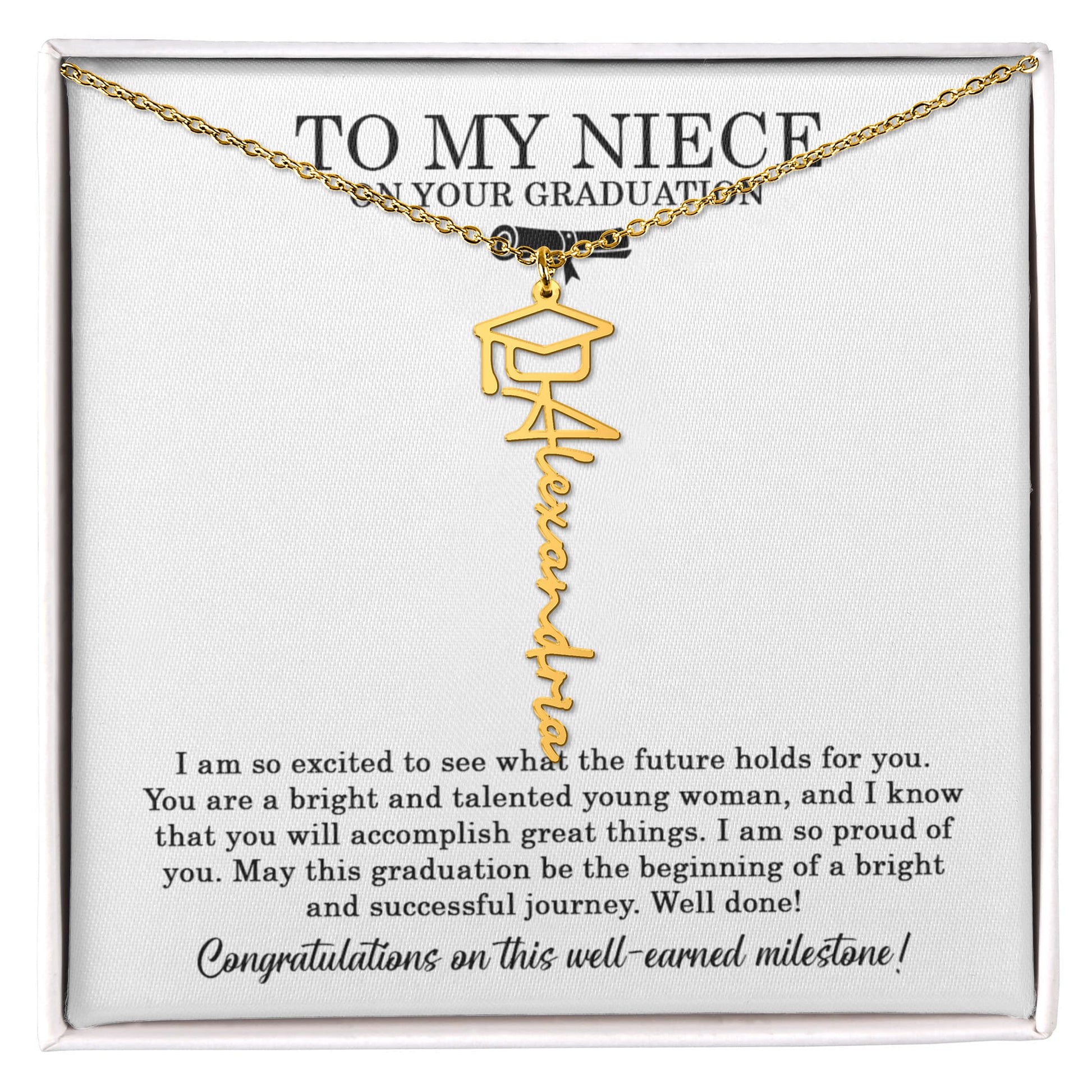 Inspirational Graduation Necklace